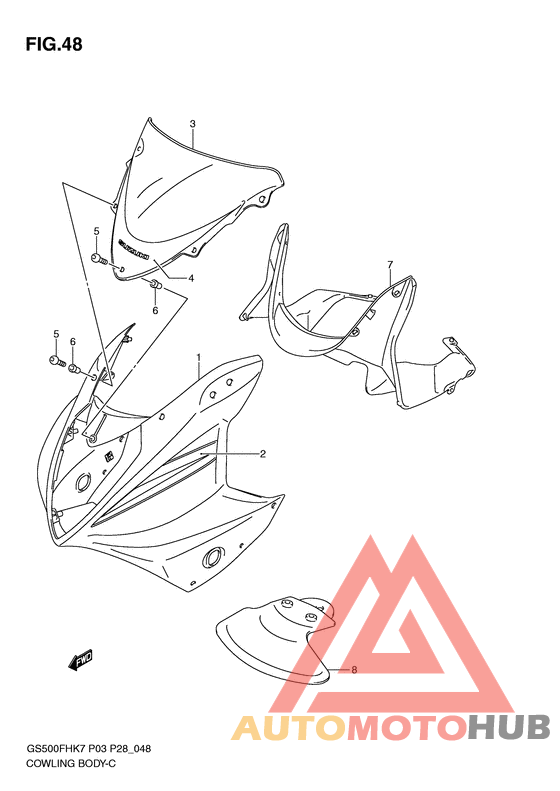 Cowling body
