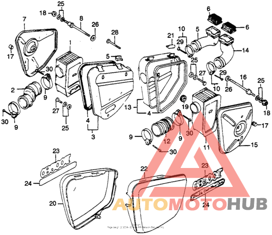 Air cleaner + air cleaner cover