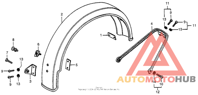 Задний бампер