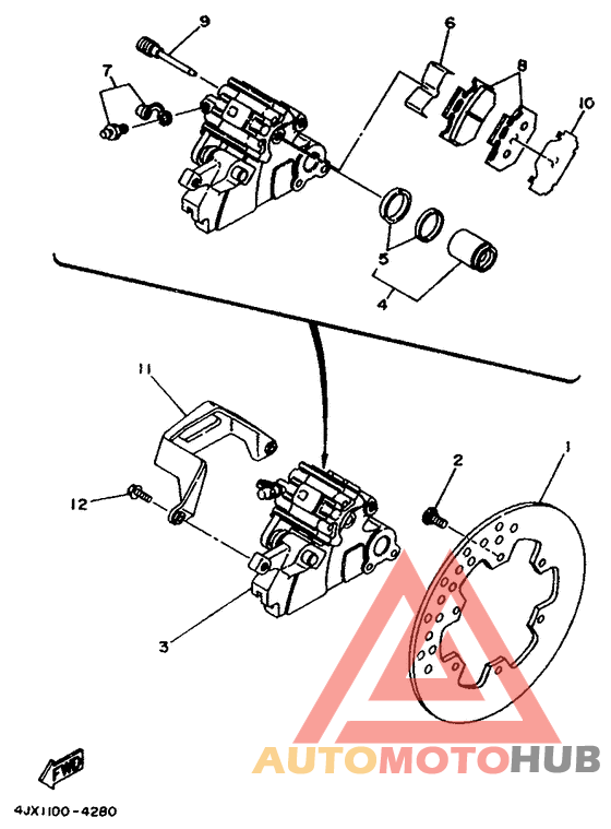 Задний суппорт