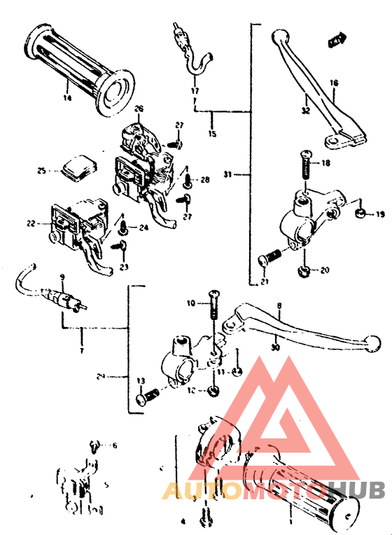 Рулевой переключатель