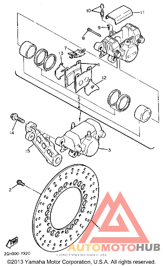 Задний суппорт