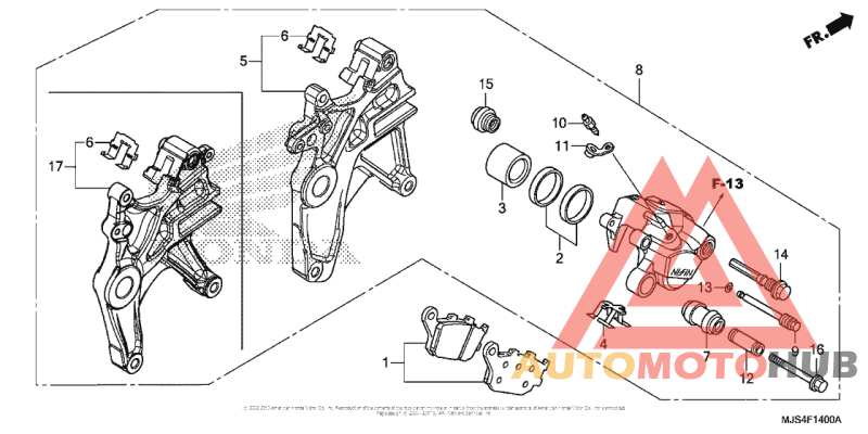 Задний суппорт