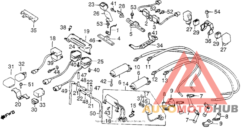 Gl1200l ignition coil + rectifier + sensor 85