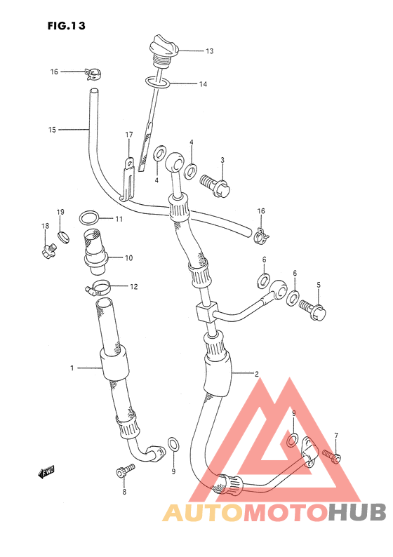 Шланг масляный