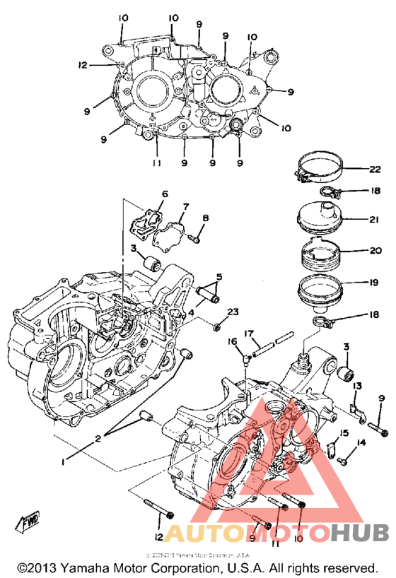 Картер двигателя