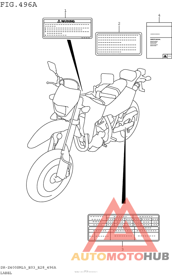 Label (Dr-Z400Sml5 E03)