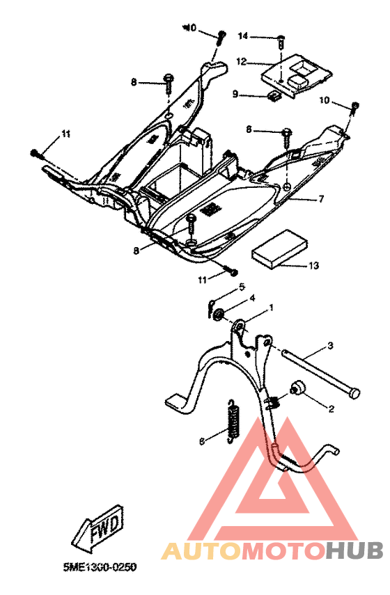 Stand. footrest