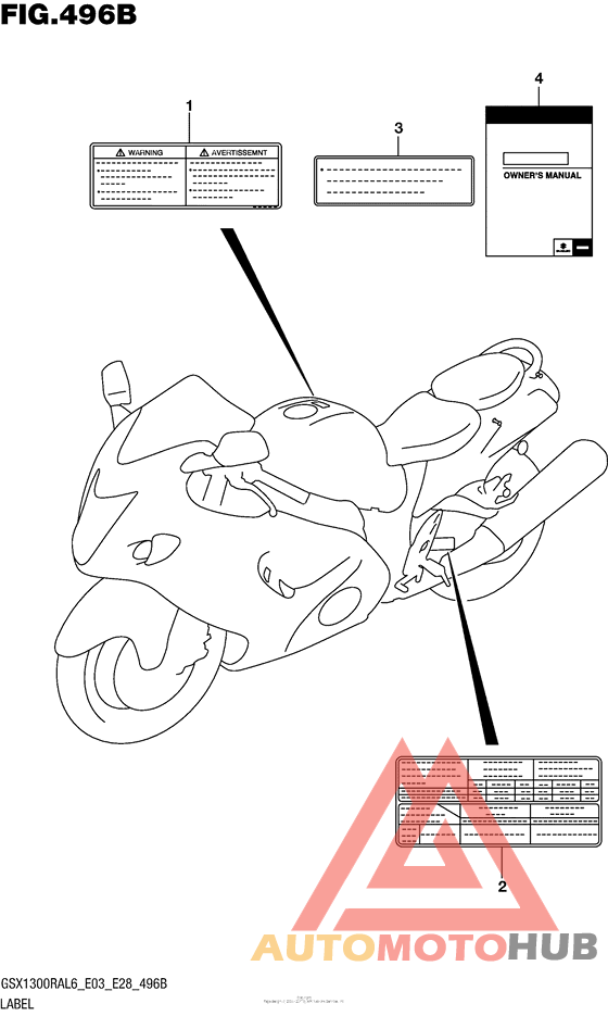 Label (Gsx1300Ral6 E28)