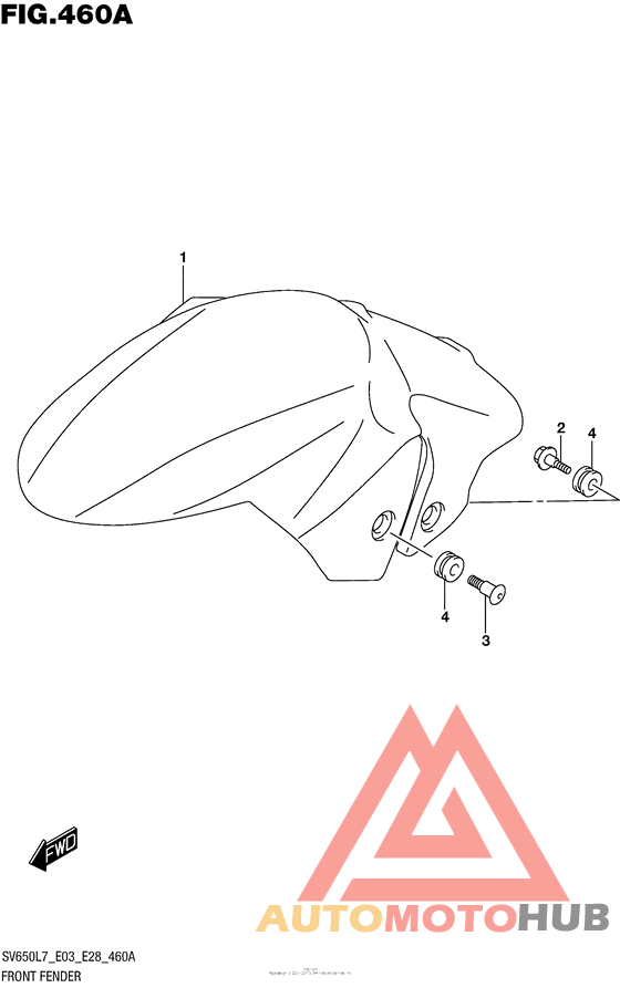 Front Fender (Sv650L7 E03)