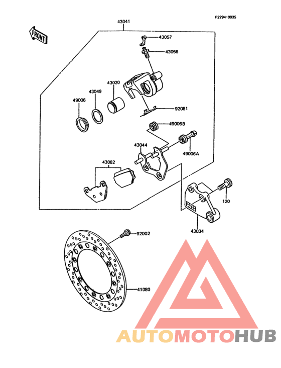 Задний суппорт
