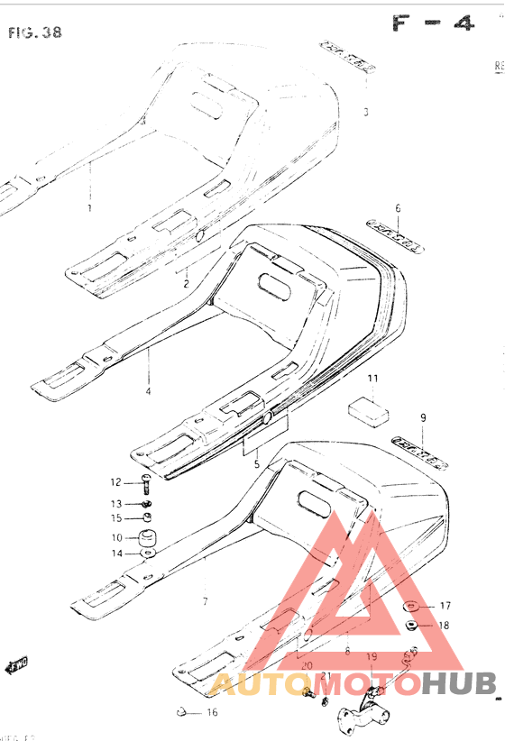 Обтекатель сидения