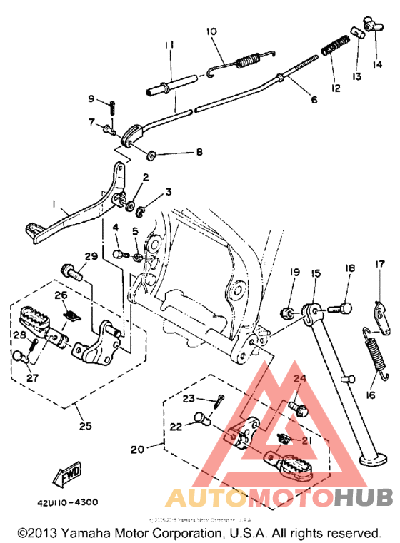 Stand - footrest