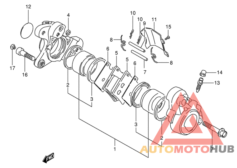 Передний суппорт