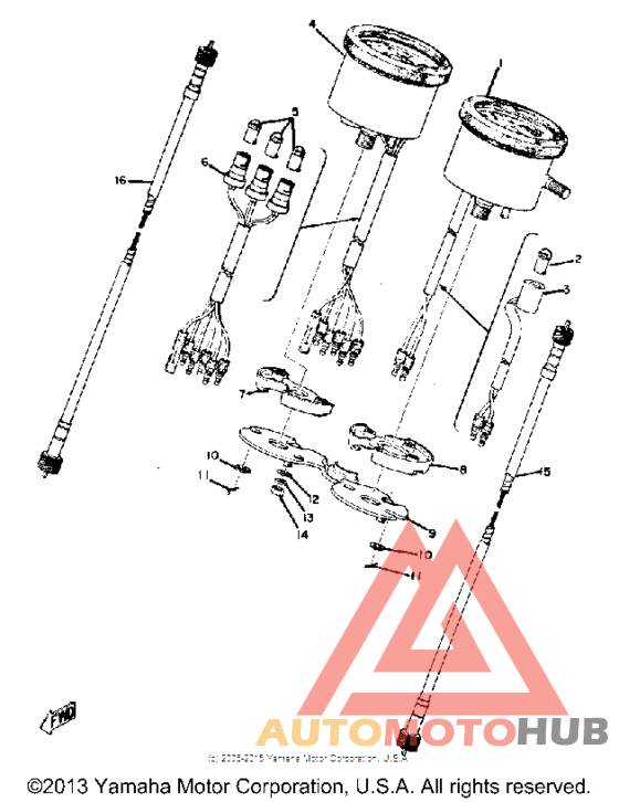 Спидометр-тахометр
