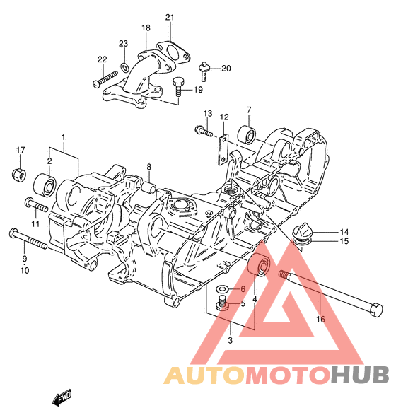 Картер двигателя