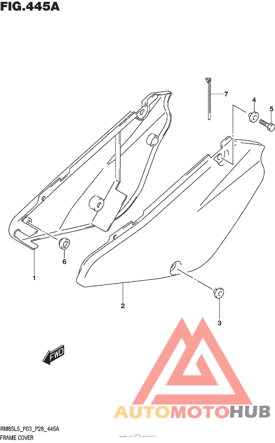 Обтекатель рамы