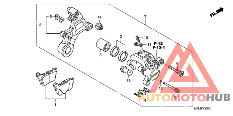 Задний суппорт