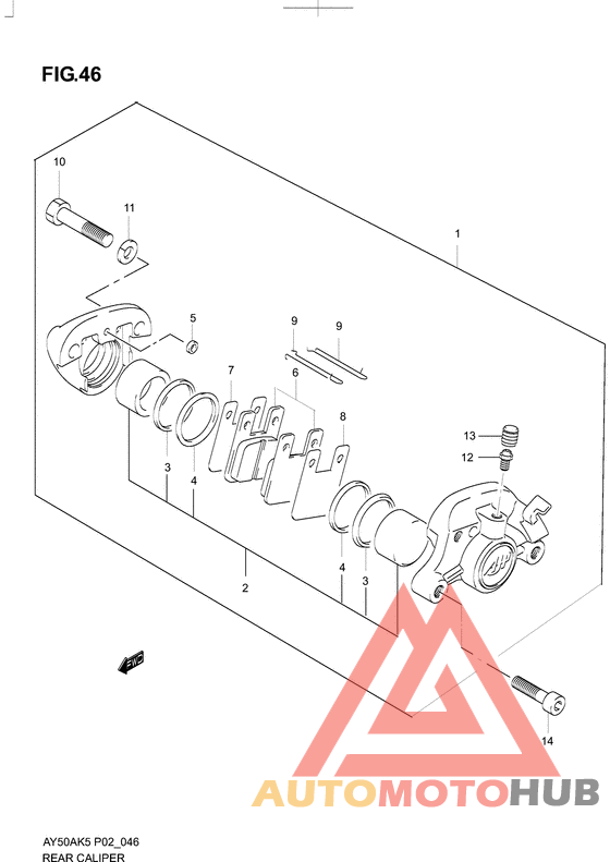 Задний суппорт