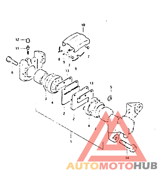 Задний суппорт