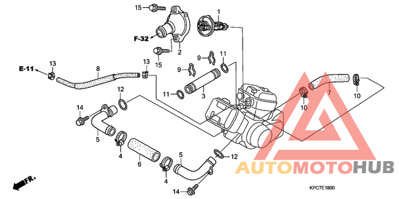 Water hose connection