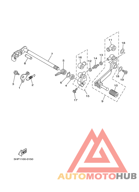 Вал переключения