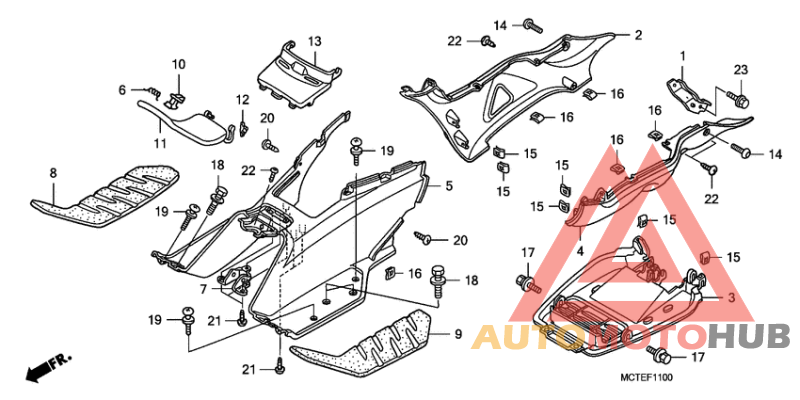 Floor step/under cover
