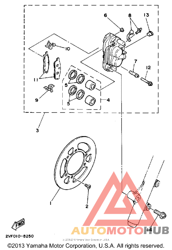 Передний суппорт
