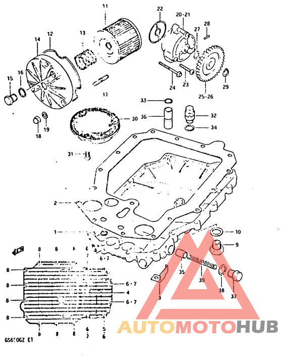 Oil pump-oil filter