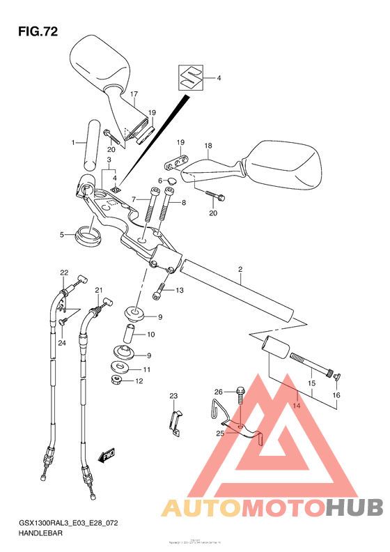 Handlebar (Gsx1300Ral3 E28)