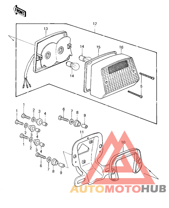 Taillight unit ass`y
