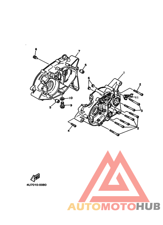 Картер двигателя