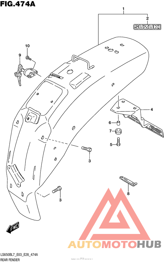 Задний бампер