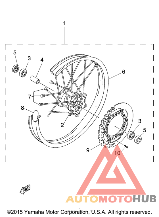 Front wheel kit
