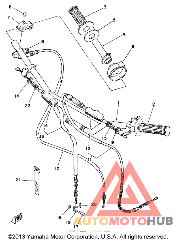 Руль -тросы