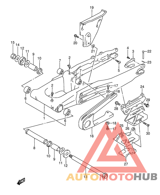 Маятник задний