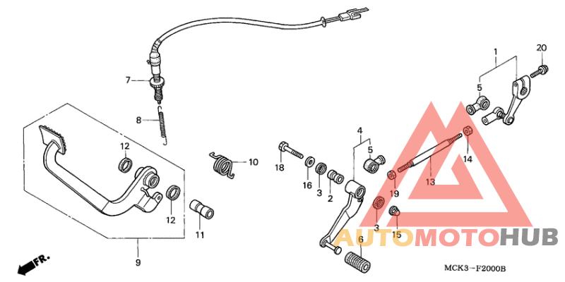 Change pedal