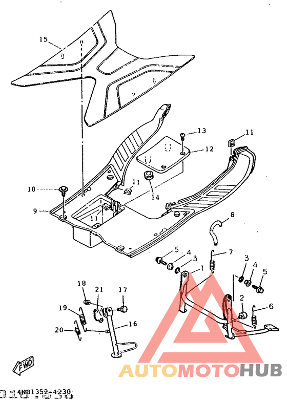 Stand. footrest