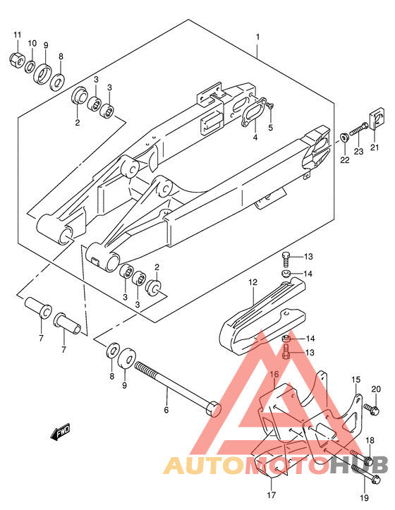 Маятник задний