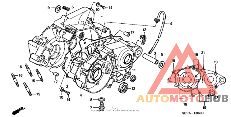 Картер двигателя