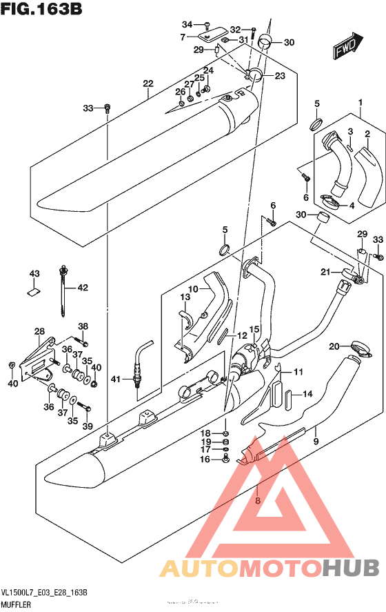 Muffler (Vl1500Bl7 E28)