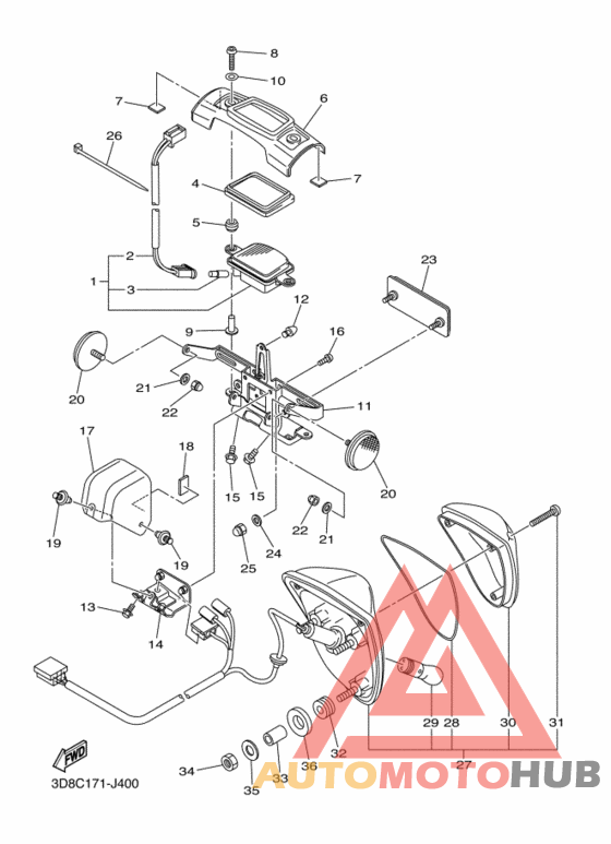 Taillight unit ass`y