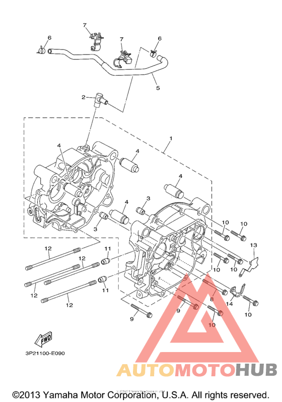 Картер двигателя
