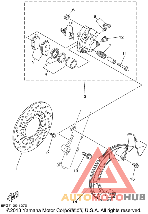 Передний суппорт