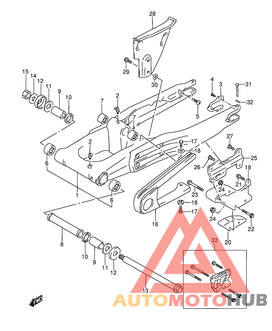 Маятник задний
