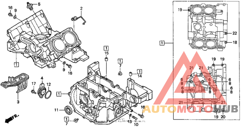 Картер двигателя
