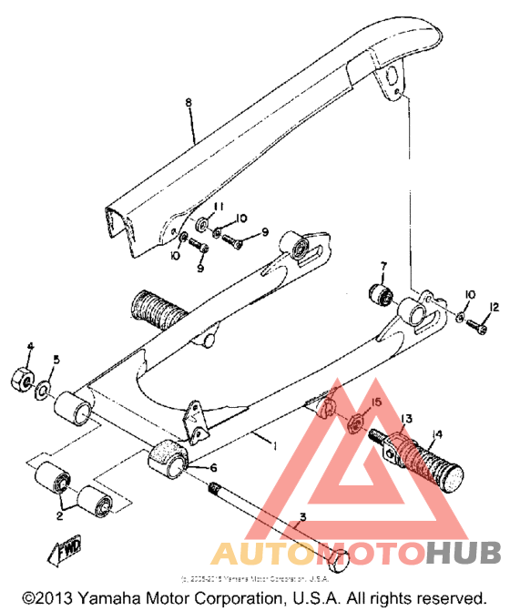 Rear arm & chain case