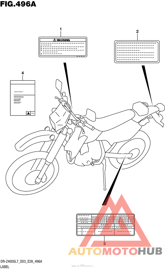 Label (Dr-Z400Sl7 E03)