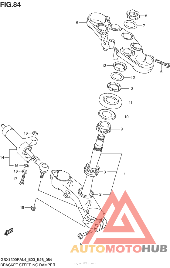 Bracket Steering Damper