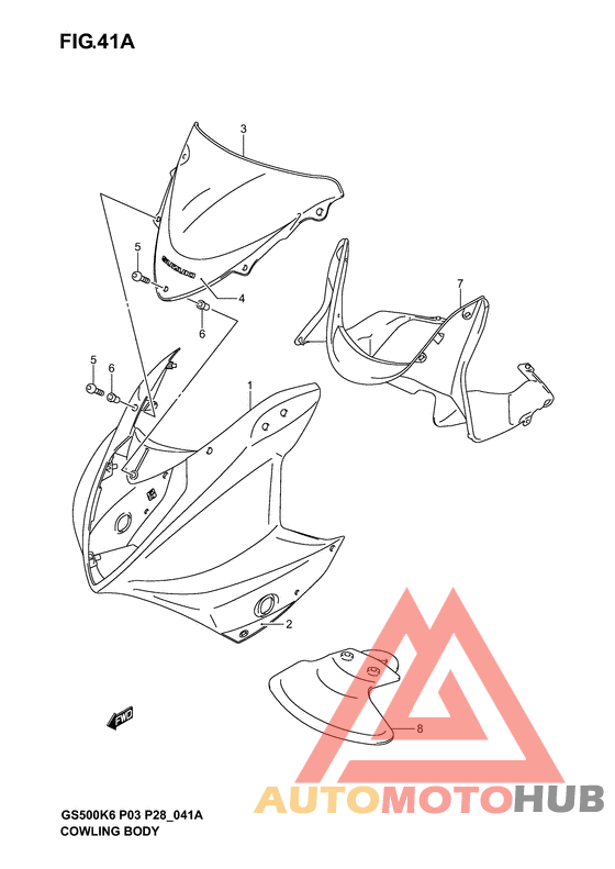 Cowling body